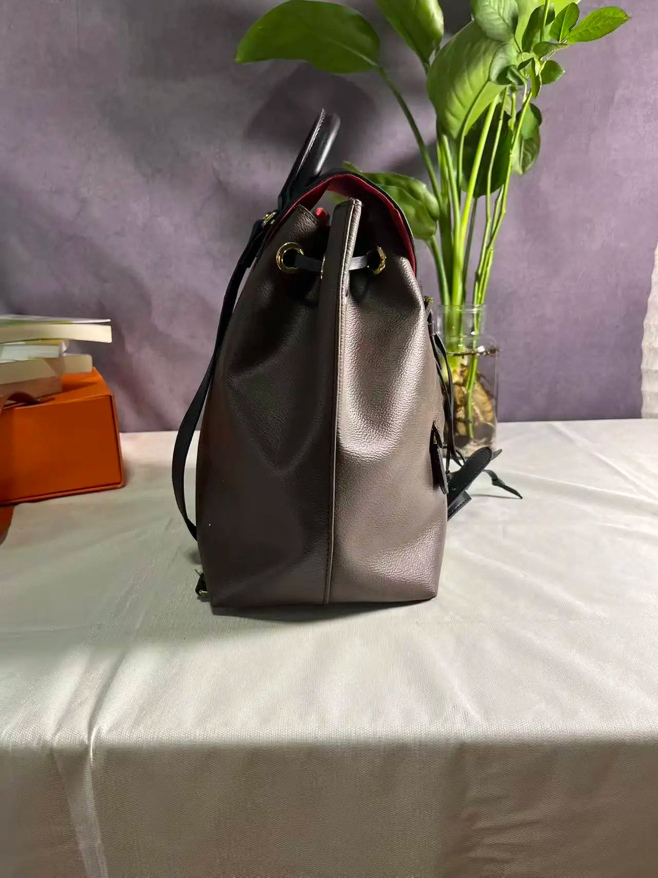 Black Designer Fashion Handbag | 3-in-1 Classic Women’s Bucket Bag & Backpack | Luxury PU Leather Shoulder Bag with Silk Lining Luxegan