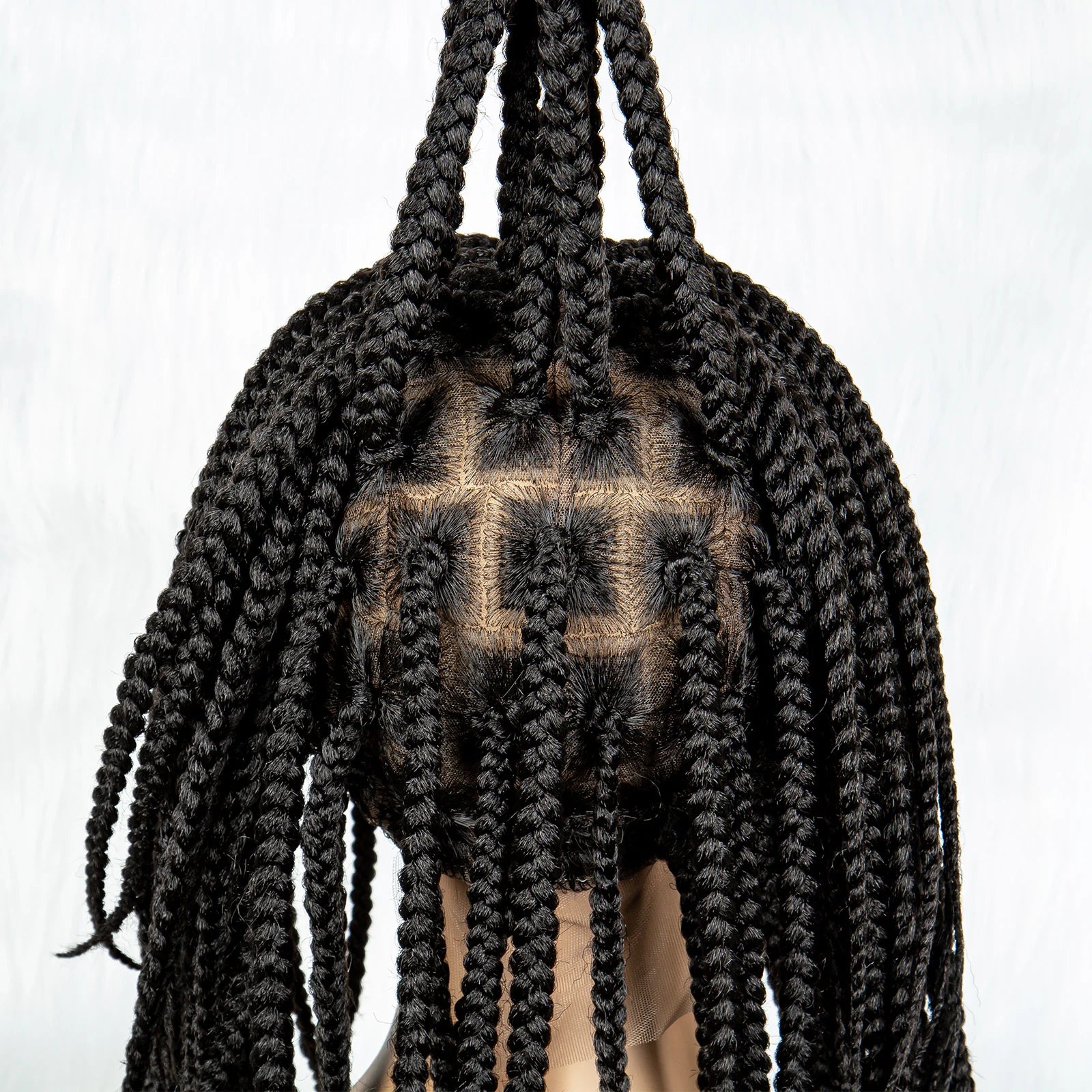 KIMA Short Butterfly Twisted Dreadlocks Wig | Full Lace Luxegan