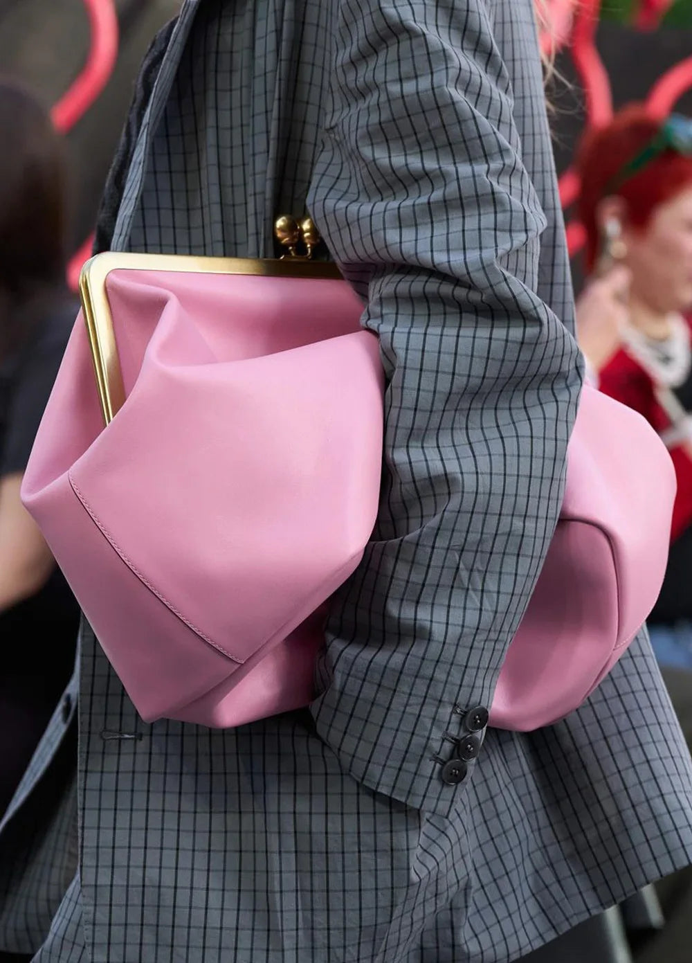Famous Brand Runway Frame Shell Handbag | Sophisticated "Kiss Lock" Silhouette | Elegant Exquisite Trend Shoulder Bag | "Dignified" High-Performance Large Clip Accessory for Radiant Versatile Styling Luxegan
