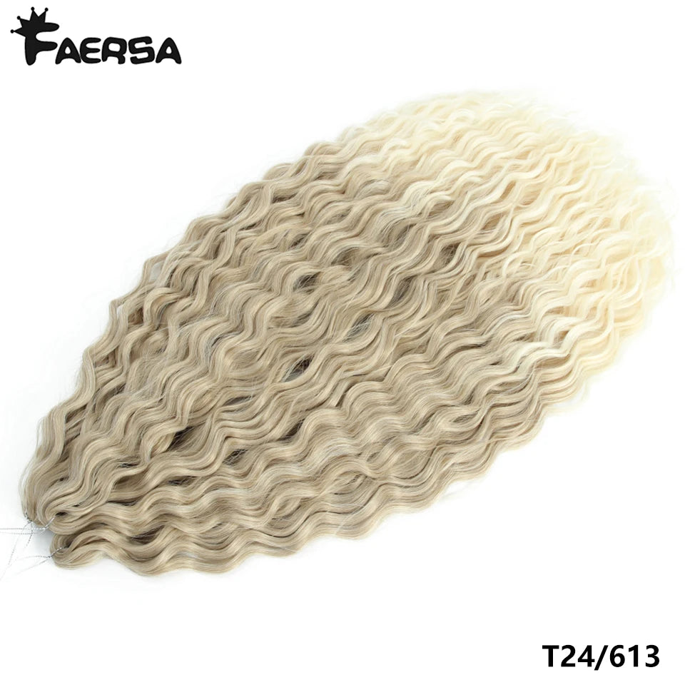 Water Wave Synthetic Crochet Hair | 22–30 Inch
