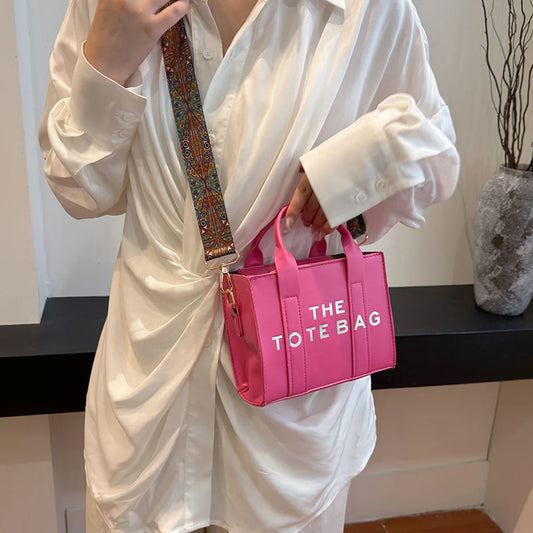 New Letter Tote Bag | European & American Fashion Crossbody & Retro Handbag Luxegan