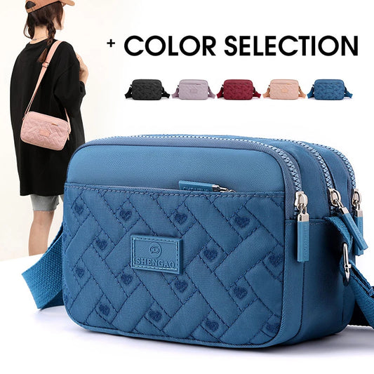 Waterproof Nylon Crossbody Bag | Casual Shoulder & Messenger Handbag Luxegan