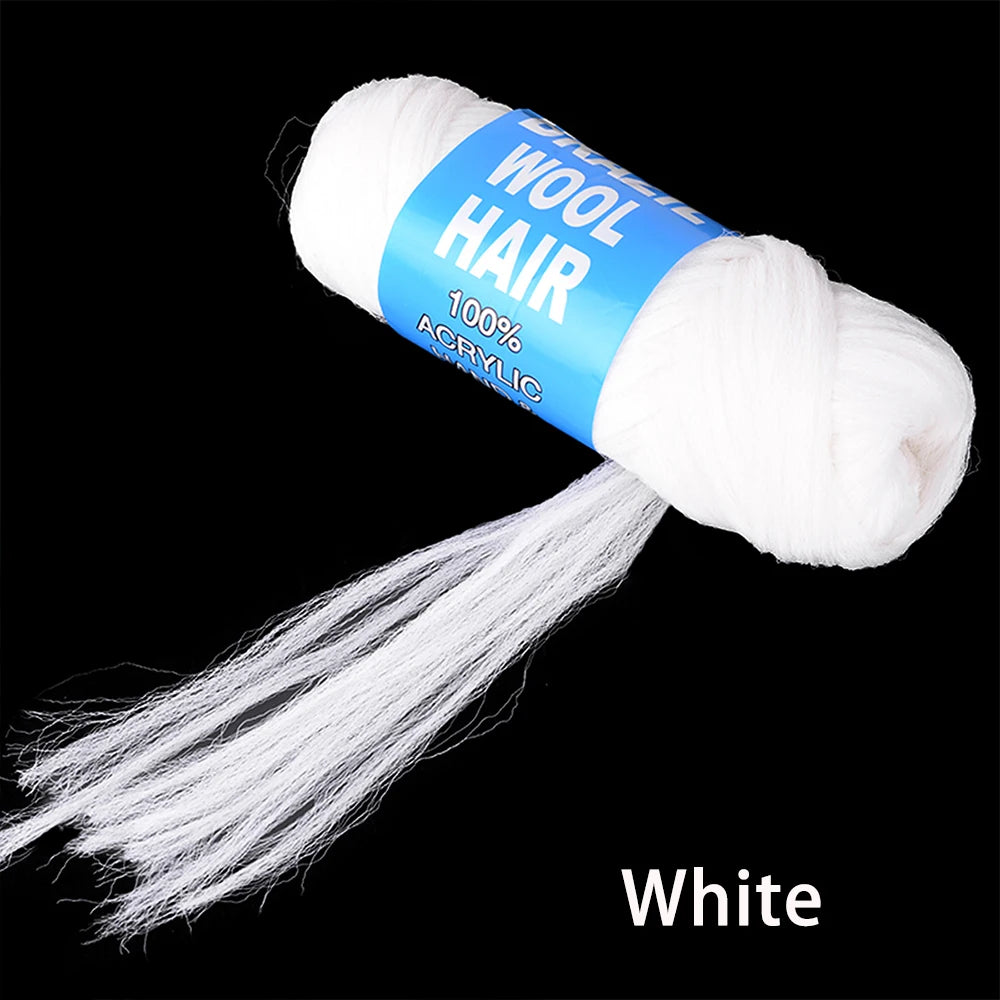 Brazilian Wool Hair 70g – Flame Retardant Synthetic Fiber | Dirty Braids | Dreadlocks | Twist - view 14