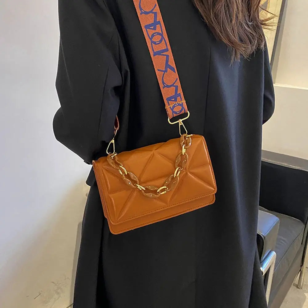 Fashion Women Shoulder Bag Handbags | PU Leather Flap Bag Female Large Capacity Casual Crossbody Clutch Luxegan