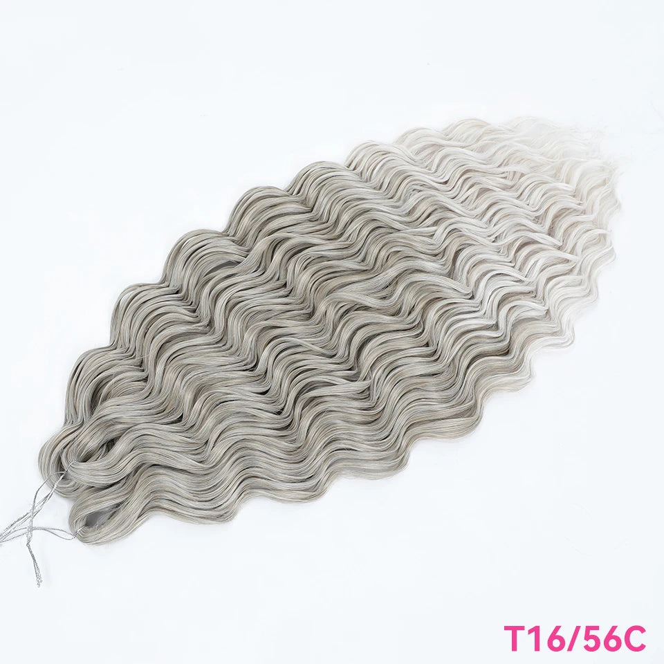 Anna Curls Loose Wave Synthetic Crochet Braiding Hair 24in | 50 Strands | 22 Colors - view 51