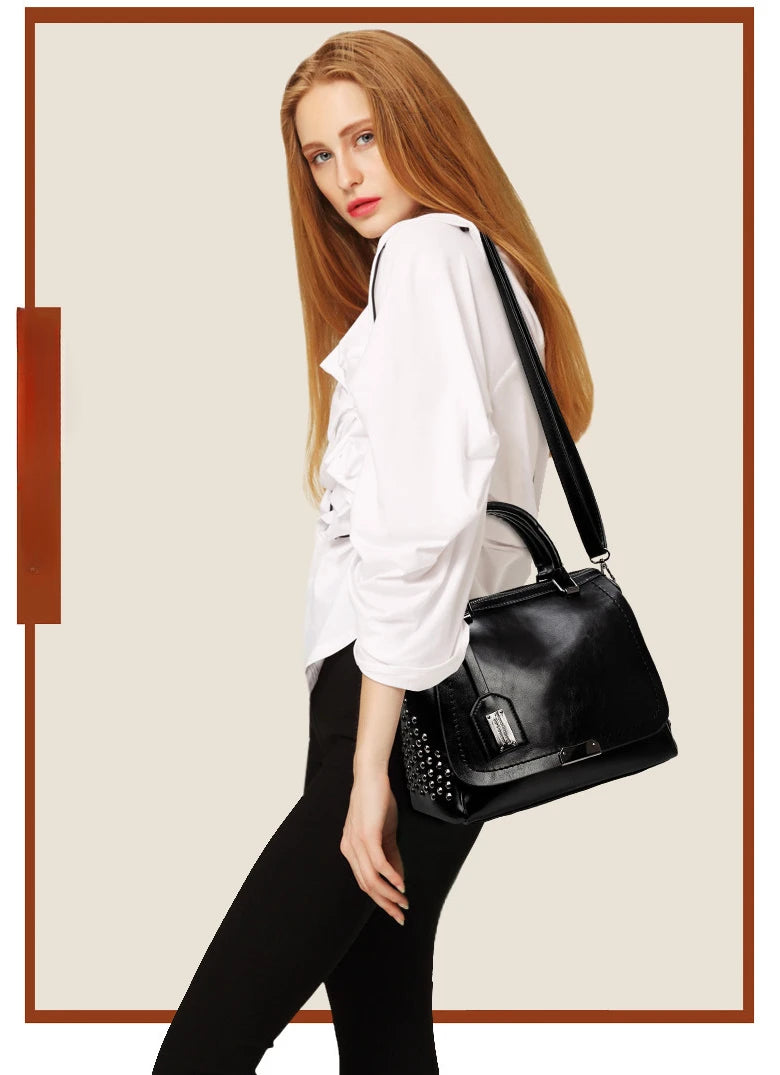Retro Women's Shoulder Bag | Crossbody Bag & Small Tote Luxegan