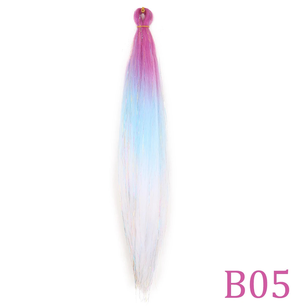 24 Inch Synthetic Yaki Kanekalon Braiding Hair – Kinky Straight | Ombre Piano Colors | Jumbo Braid - view 11