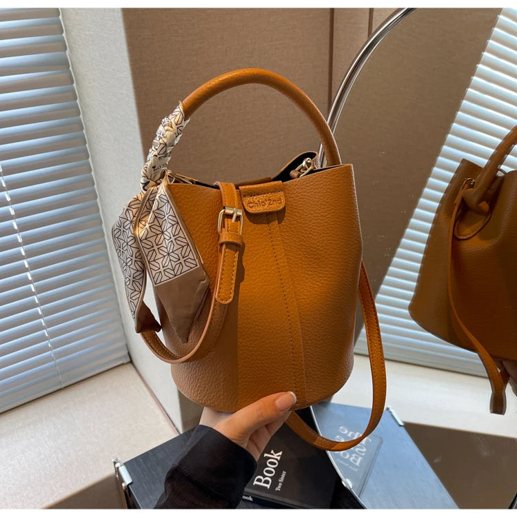 Senior Sense Retro Color Small Bag | Women's New Crossbody Bag & Super Fire Bucket Bag Luxegan