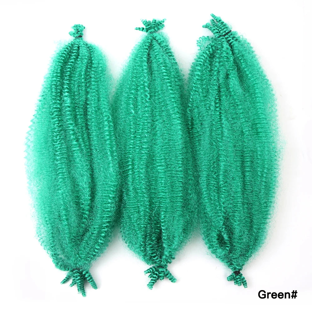 Afro Twist Crochet Hair – Pre-Separated Marley Braids for Natural Styles