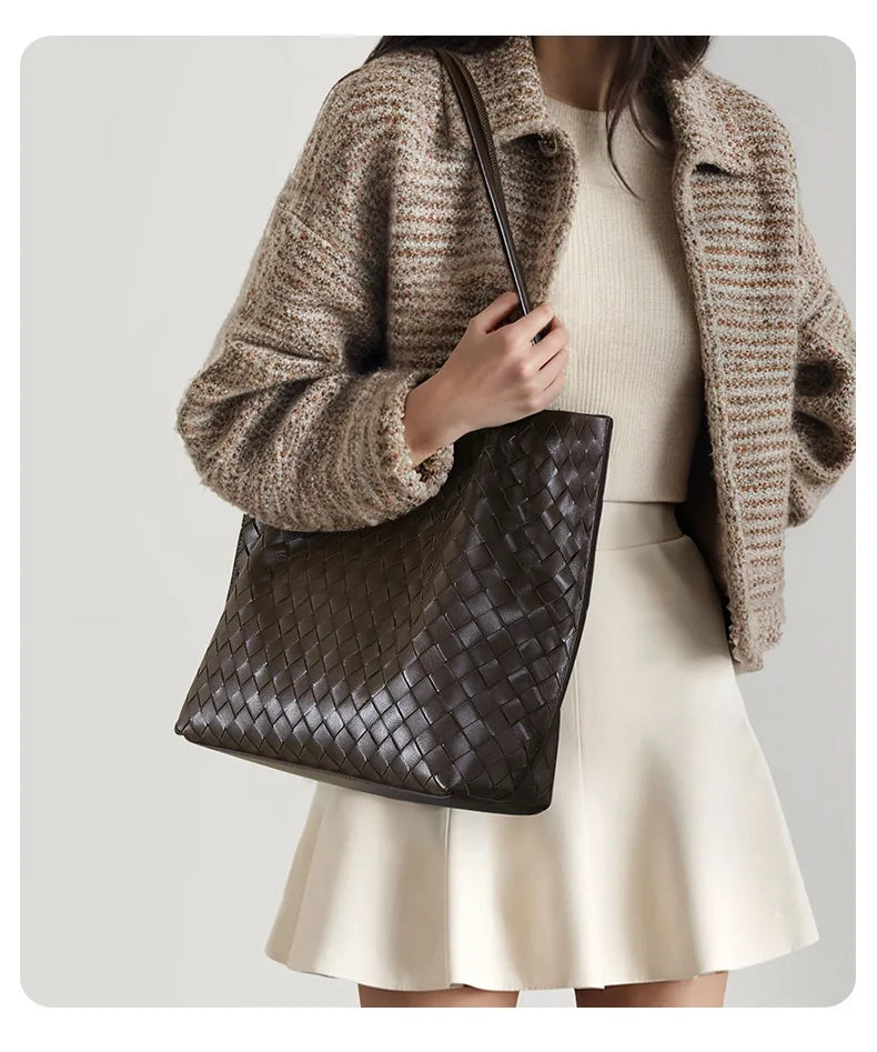 New Minimalist Shoulder Bag Women's | Convertible Top Handle Crossbody Purse (Luxury Genuine Leather) Luxegan