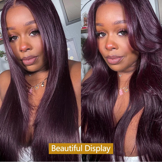 Burgundy Body Wave Human Hair Bundles – 99J Red Colored Brazilian Remy Hair