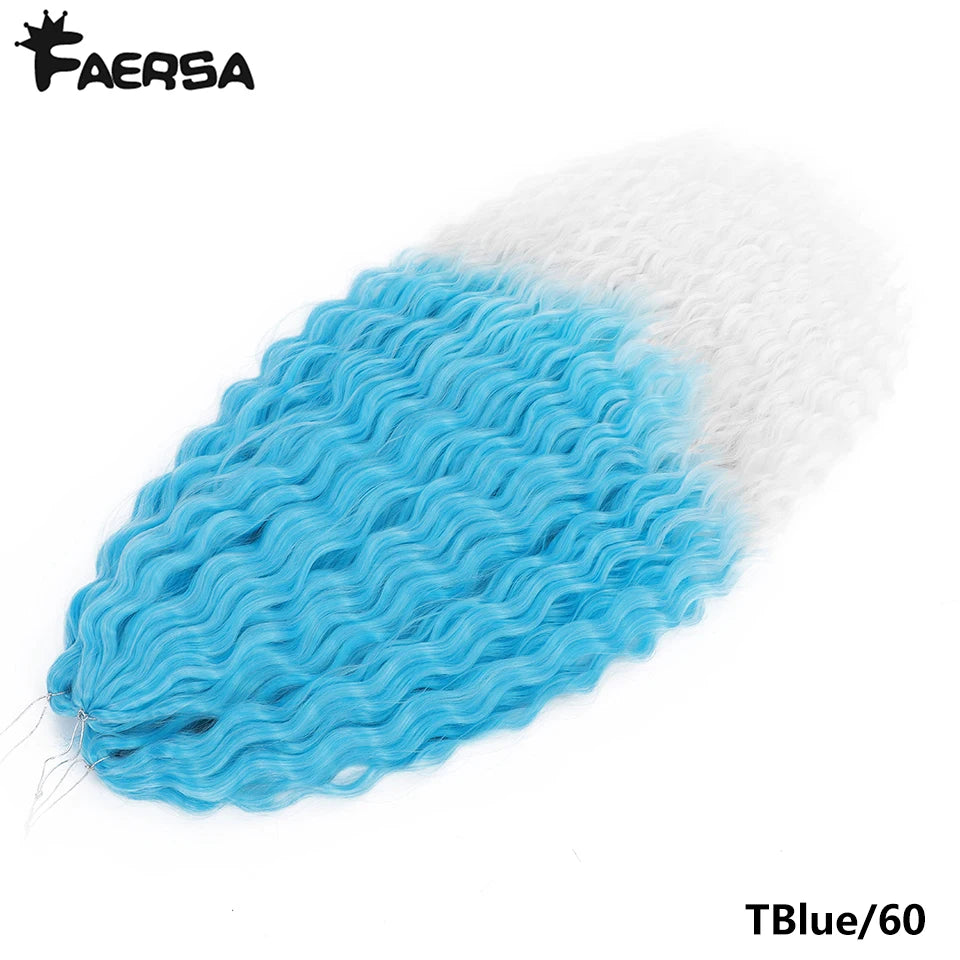 Water Wave Synthetic Crochet Hair | 22–30 Inch