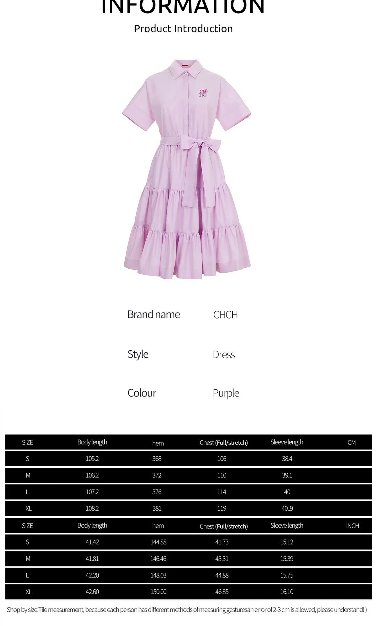 Lapel Collar Short Sleeve Bow Belt Embroidered Fringe A-Line Midi Dress | Elegant Office Lady Casual Shirt Dress Luxegan