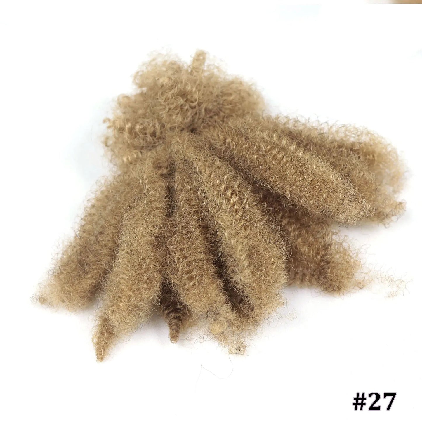 50g Afro Kinky Curly Bulk Human Hair | Braiding & Crochet Hair Extensions Luxegan