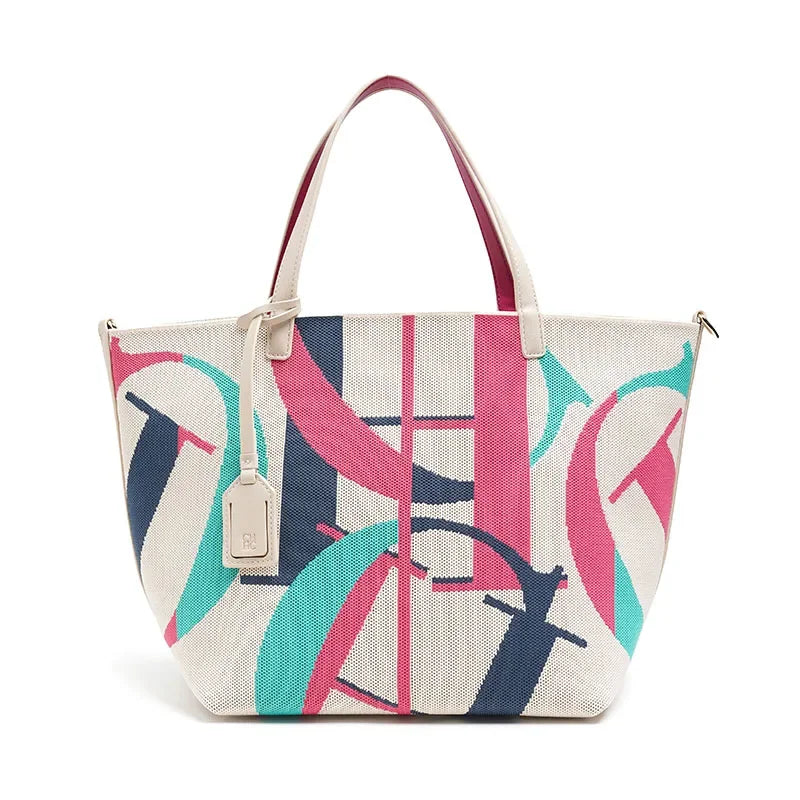 Luxury Brand Large Capacity Bucket Bag | Fashionable Retro Ruched Handbag | Designer Letter Print Travel Tote for Beach, Shopping, & Parties Luxegan