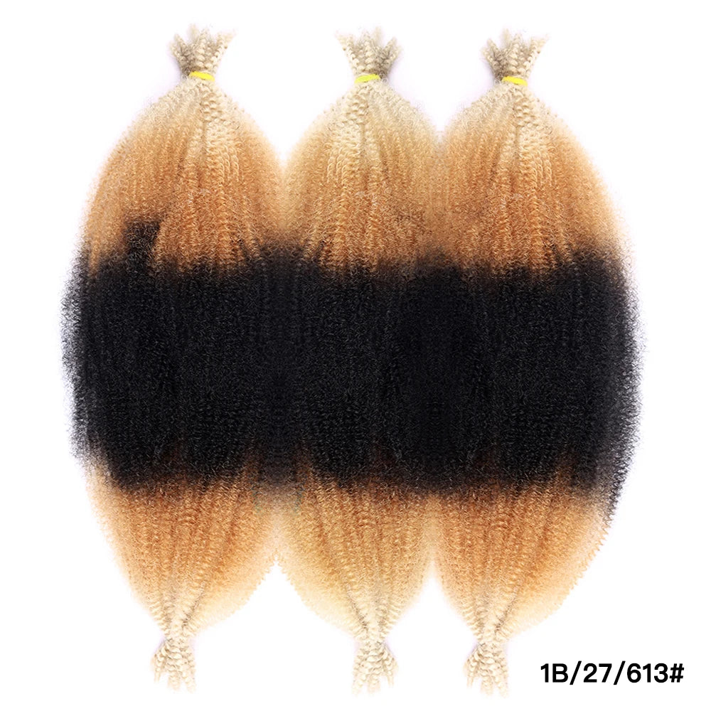 Afro Twist Crochet Hair – Pre-Separated Marley Braids for Natural Styles