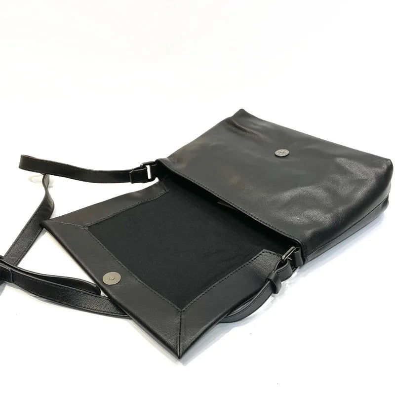 Soft Genuine Leather Bag Ladies | Luxury Crossbody Bag for Women & Solid Color Cell Phone Shoulder Messenger Bag (New Vintage Tote)