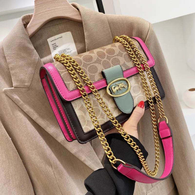 Fashion Chain Shoulder Bag | Classic Designer Crossbody Handbag Luxegan