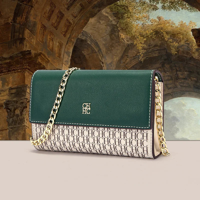 Fashionable Square Messenger Shoulder Bag | Exquisite Craftsmanship Crossbody Purse | Versatile Classic Style PU Leather Handbag | Four Seasons Women's Daily Fashion Bag Luxegan