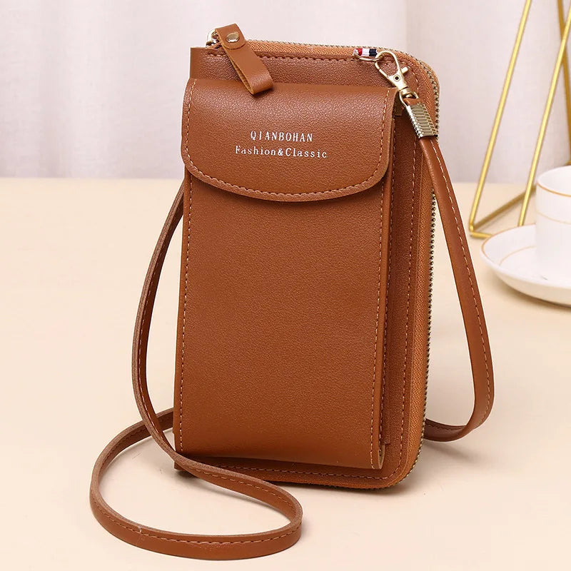 Fashion Women’s Mini PU Leather Handbag | Small Crossbody Shoulder Messenger Bag for Girls | Elegant Ladies' Phone Purse with Zipper & Flap | Versatile Daily Crossbody Bag Luxegan