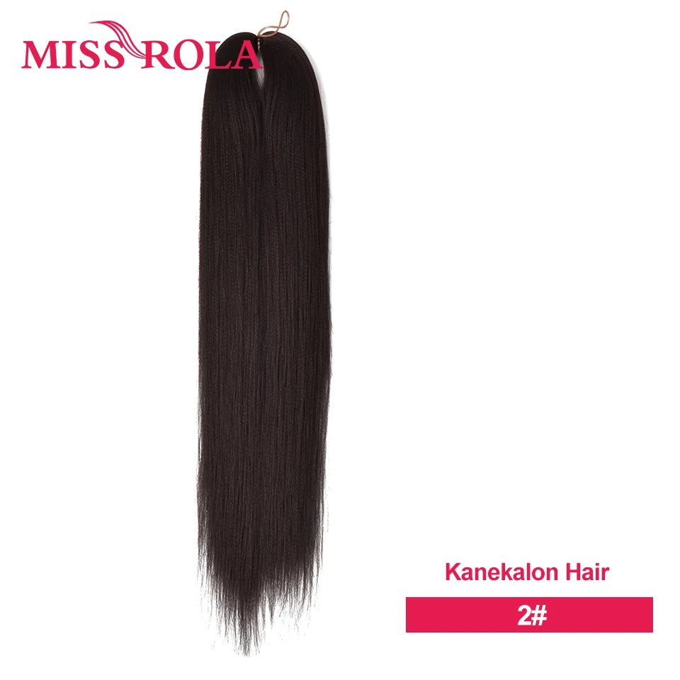 Jumbo Pre-Stretched Kanekalon Braiding Hair 24in – Ombré & Solid Colors Twist Braid Extensions - view 87