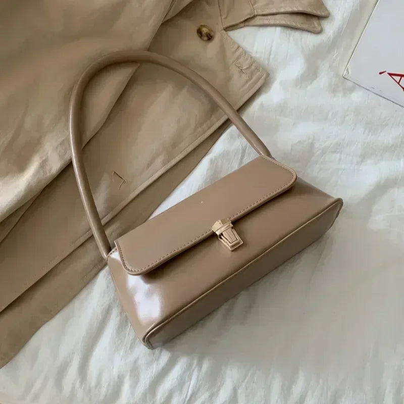 Luxury Brand Crossbody Bags for Women | Fashion Design Underarm & Woman Shoulder Bag (Female Handbag & Purses, Solid Color) Luxegan