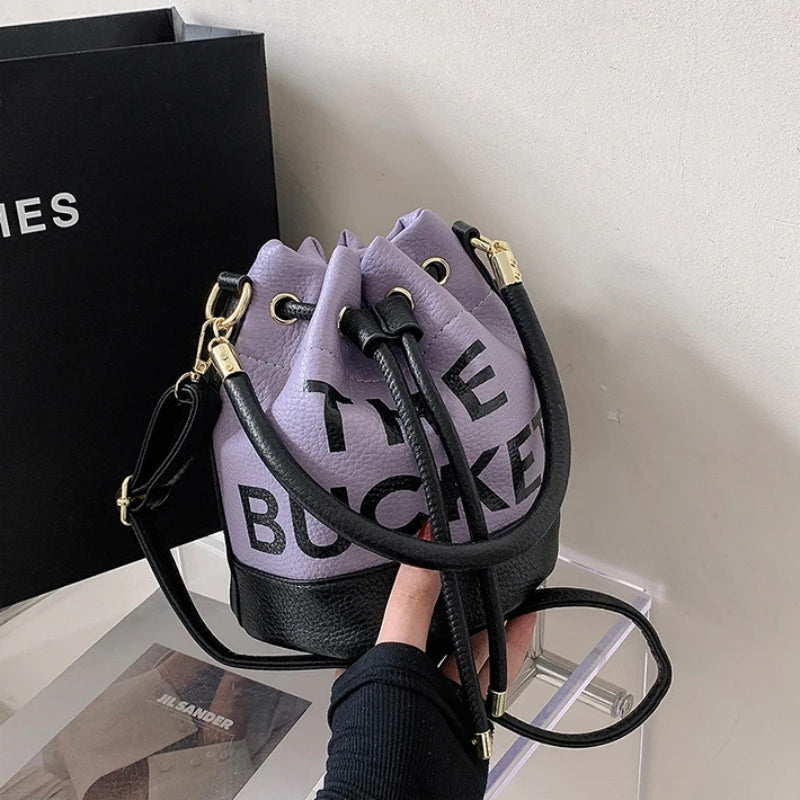 New Fashion Women's Bucket Bag Trend | Brand Casual Versatile Shoulder Bag & High-end Classic Crossbody Bag (Designer Luxury Handbag) Luxegan