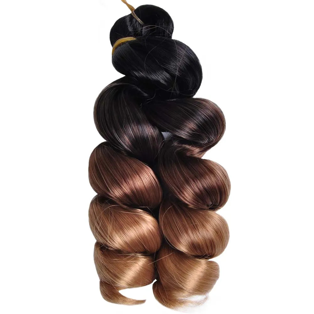 12 Inch French Curls Loose Wave Crochet Braids – Spiral Curly Synthetic Hair for Women - view 12