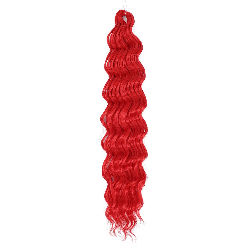 Anna Curls Loose Wave Synthetic Crochet Braiding Hair 24in | 50 Strands | 22 Colors - view 25