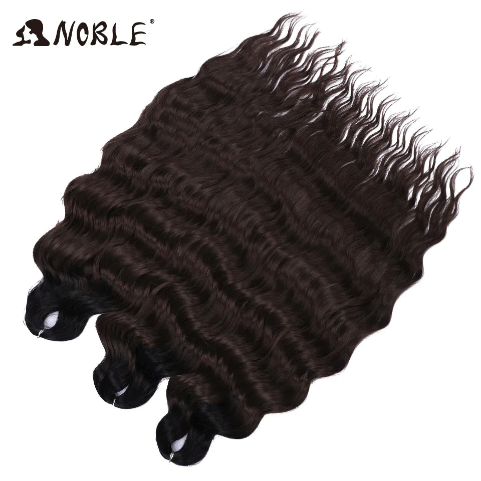 Synthetic Anna Curl Water Wave Crochet Braiding Hair – 24 Inch | 300g | 60 Strands | 88 Ombre & - view 49