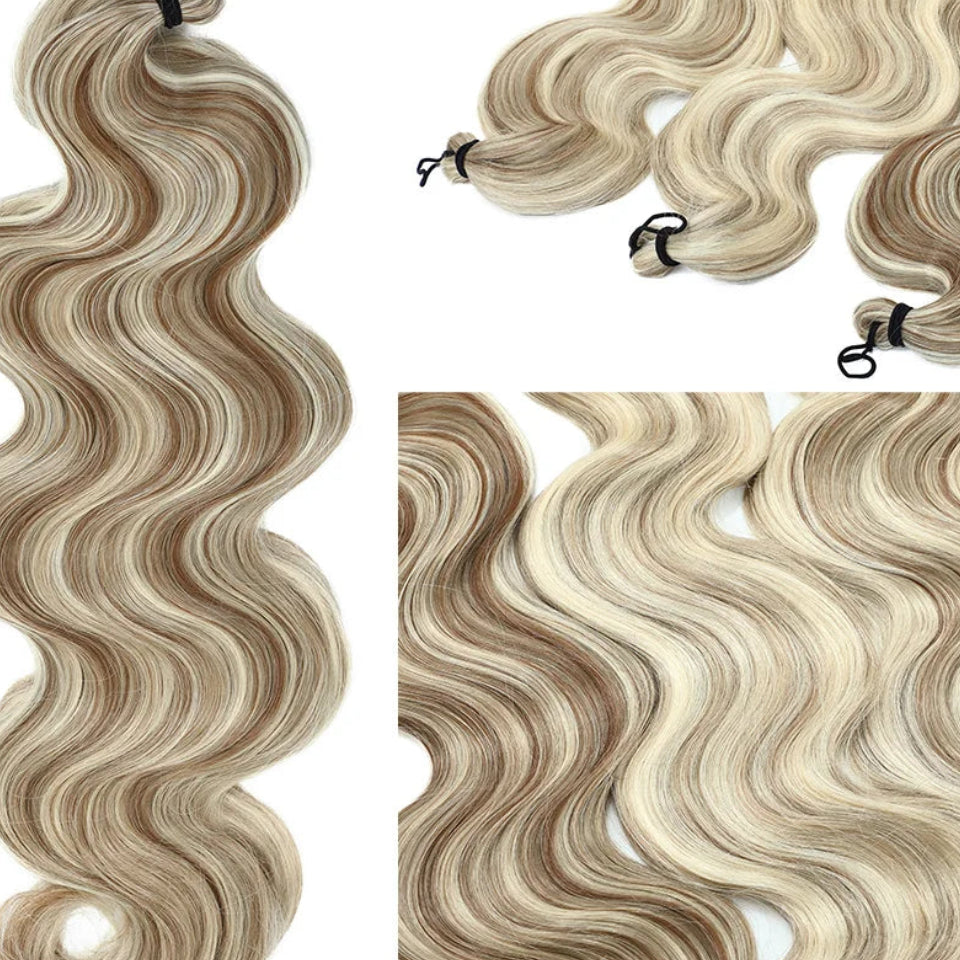 26 Inch Synthetic Loose Deep Wave Crochet Hair | 300g 3-Piece Braiding Extensions Luxegan