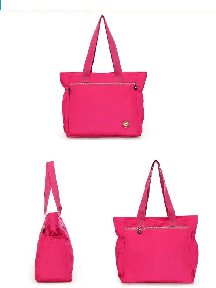 Bolsa de viaje Oxford impermeable de gran capacidad para mujer, bolso de hombro, valija, Bolsa De Viaje, bolsos de mujer, bolsa de compras
