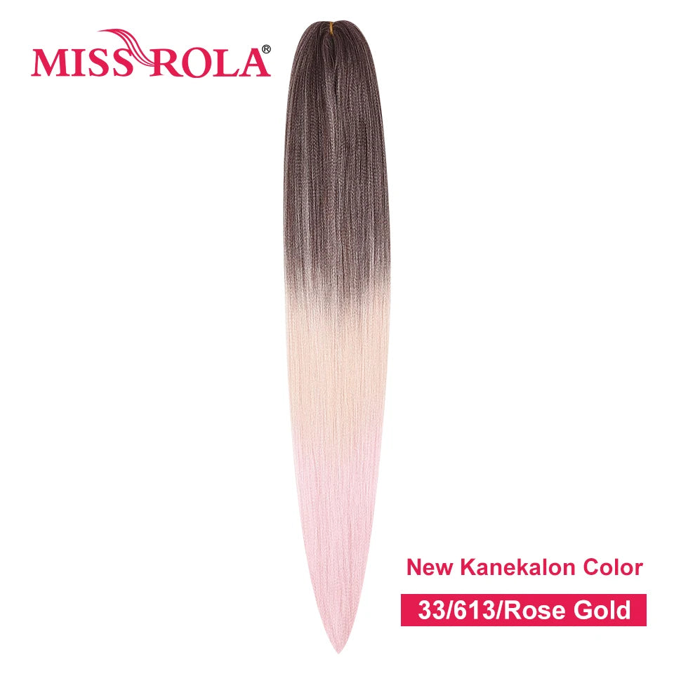 Jumbo Pre-Stretched Kanekalon Braiding Hair 24in – Ombré & Solid Colors Twist Braid Extensions - view 74