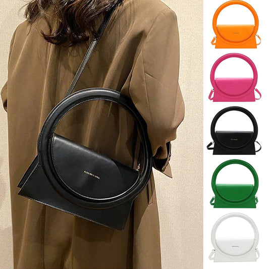 Unique Design Bamboo Saddle Bag | Soft Crossbody Phone Wallet Luxegan