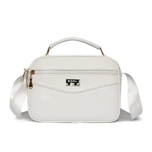 Large Capacity Foreign Trade PU Small Square Bag | New Women's Simple Handbag & Versatile Crossbody Purse Luxegan