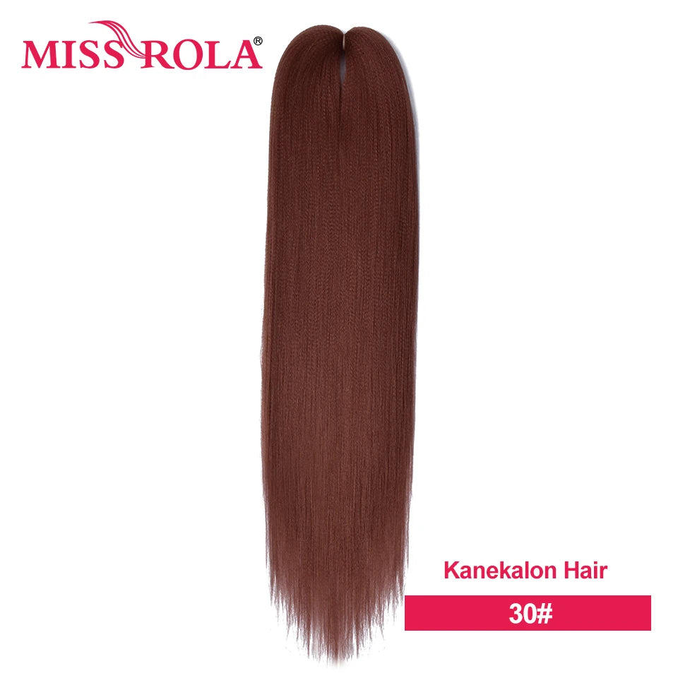 Jumbo Pre-Stretched Kanekalon Braiding Hair 24in – Ombré & Solid Colors Twist Braid Extensions - view 65