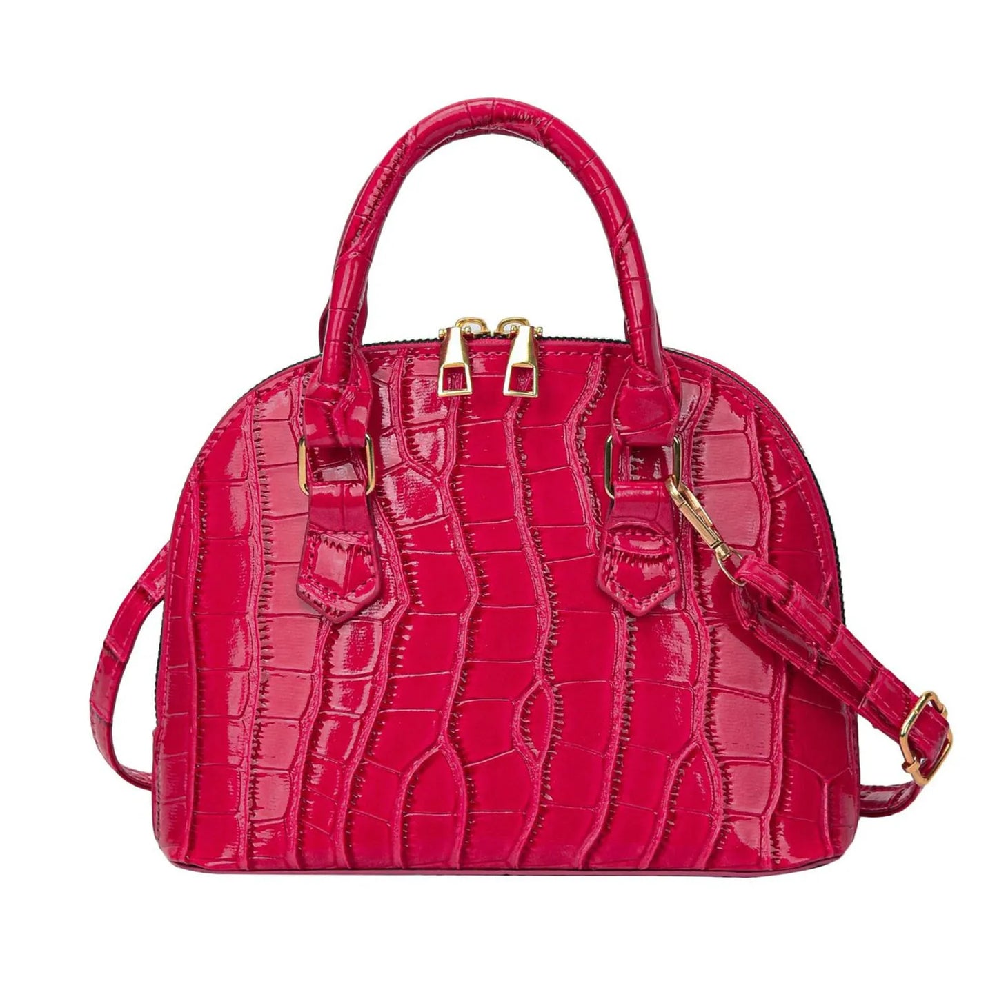 PU Crocodile Shell Bag | Soft Fashion Versatile Underarm Mini Handbag Luxegan