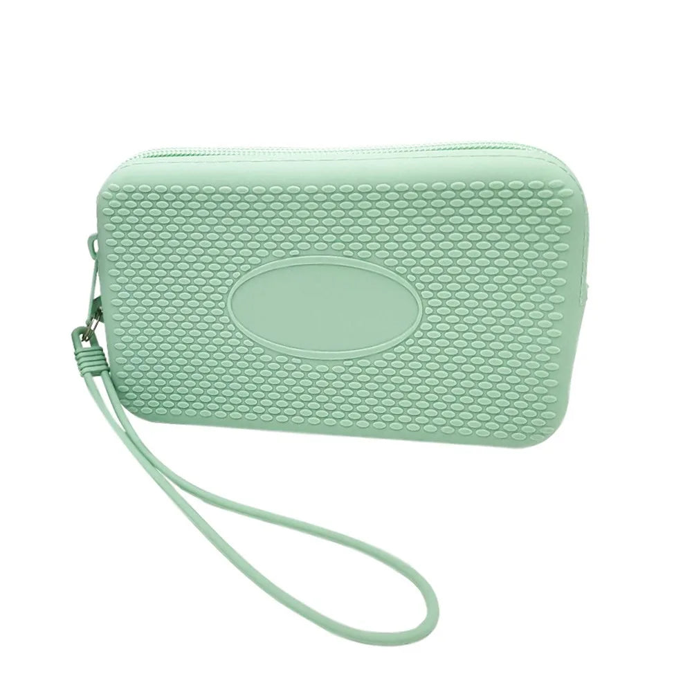 Unisex Silicone Waterproof Coin & Earphone Purse Luxegan