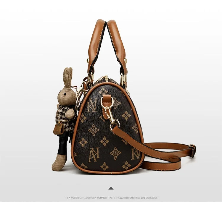 High-End Bags for Women | Fashionable Hand-Held Lock Buckle Bag, Small Square Bag, New Styles & Versatile Luxegan