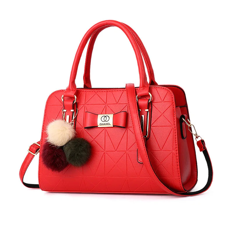 Hard Designer Commuting Tote | Luxury Retro Patchwork Crossbody Luxegan