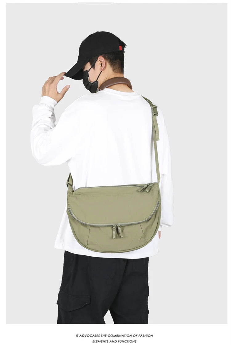 Ultra-light Nylon Dumpling Bag | Soft & Trendy Crossbody Hobo Luxegan