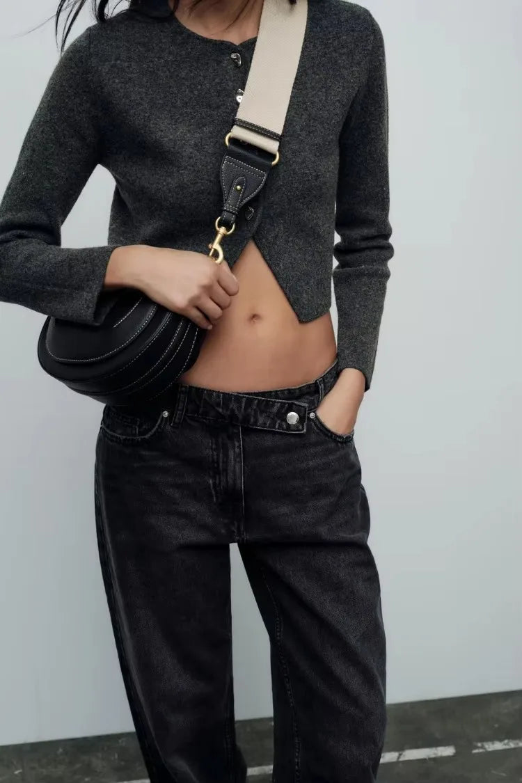 Contrasting Topstitching Crossbody Bags For Women | Fashion Famous Brands Designer Shoulder Bag | Trend Exquisite Flap Handbag Luxegan