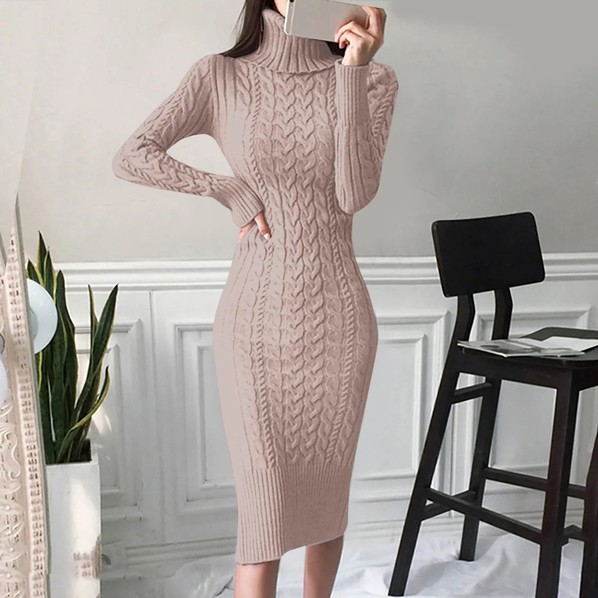 Solid O-Neck Sleeveless Regular Fit A-Line Knee-Length Dress – High Stretch Polyester, Natural Waist, Summer Luxegan