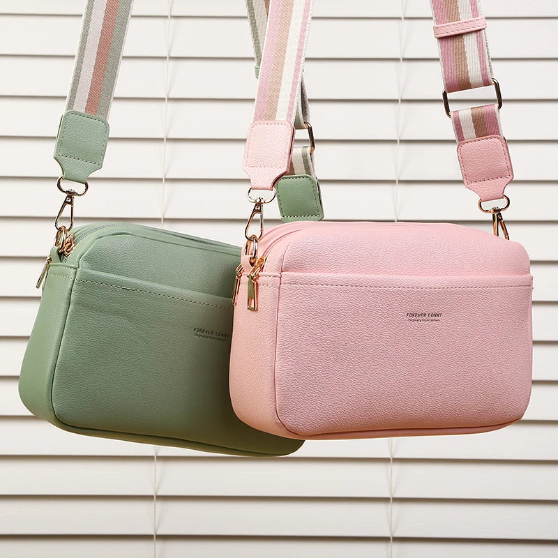 New Women's Crossbody Bag | Multi-Zipper & Large Capacity Handbag Luxegan