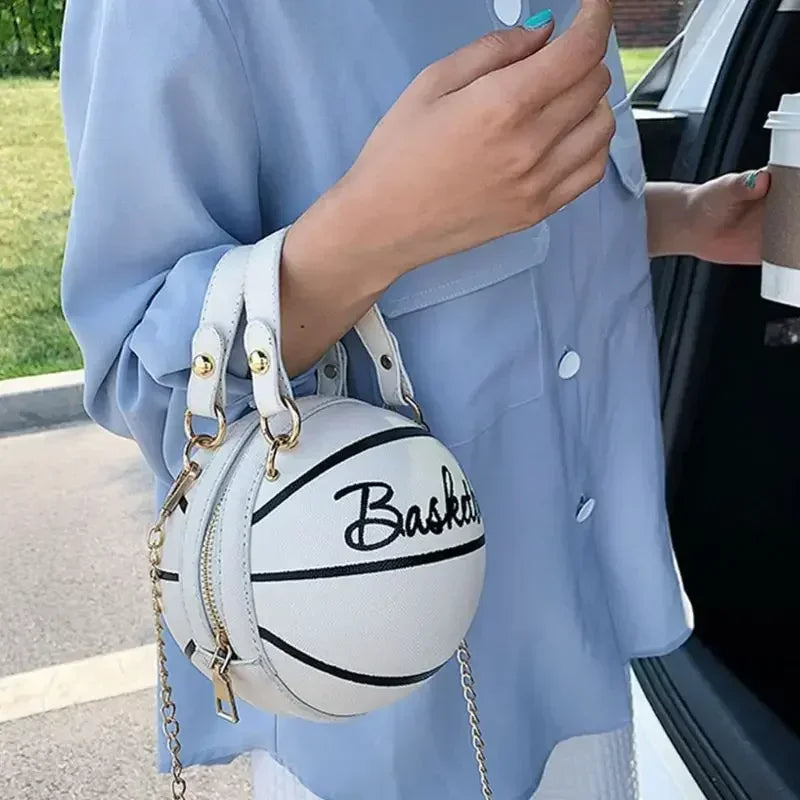 Women's INS Super Hot Personalized Basketball Bag | New Versatile One-Shoulder Crossbody Bag Luxegan