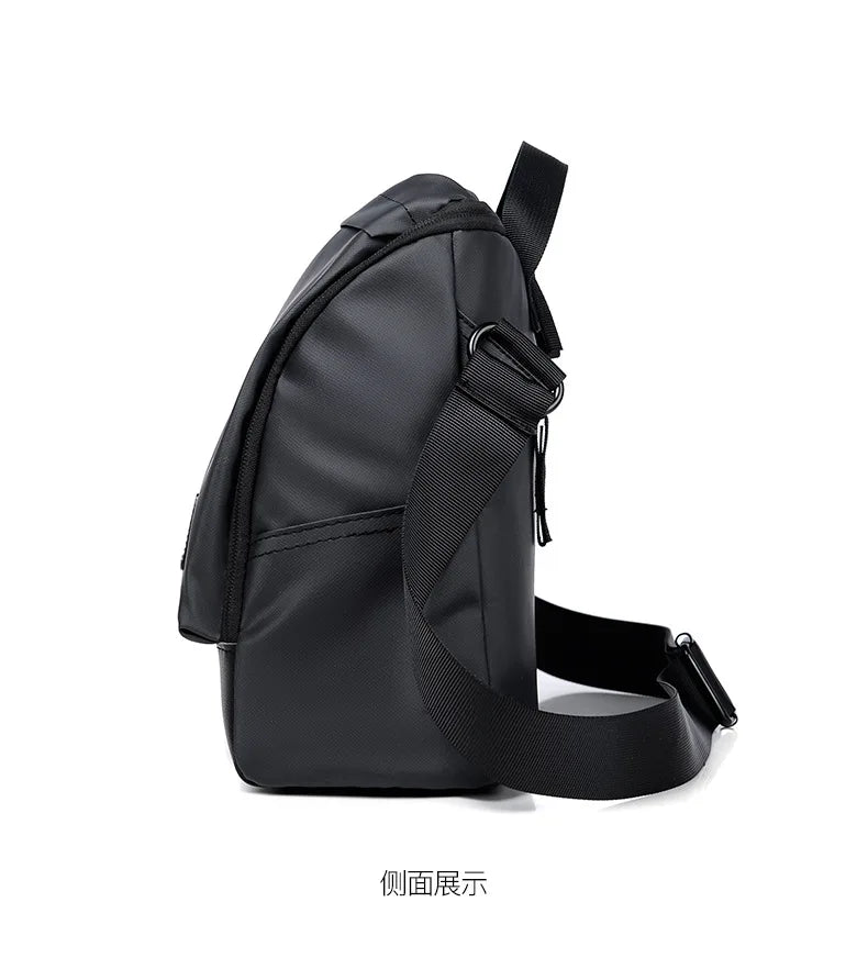 Men's Outdoor Messenger Bag | Casual & Lightweight Crossbody Bag | Simple Fashionable Business Briefcase & Shoulder Handbag Luxegan