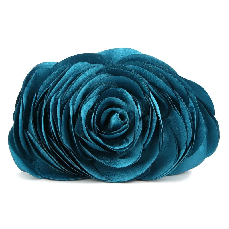 Floral Evening Clutch Bag | Flower Bride Purse & Wedding Handbag Luxegan