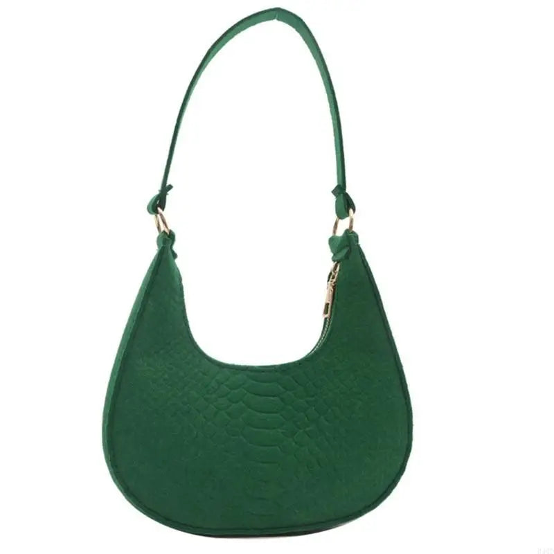 NEW Felt-Texture Armpit Bag | Soft PU Leather Solid Color Shoulder Bag | Fashion Women's Hobo Handbag Luxegan