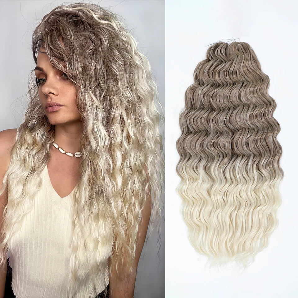 Anna Curls Loose Wave Synthetic Crochet Braiding Hair 24in | 50 Strands | 22 Colors - view 31