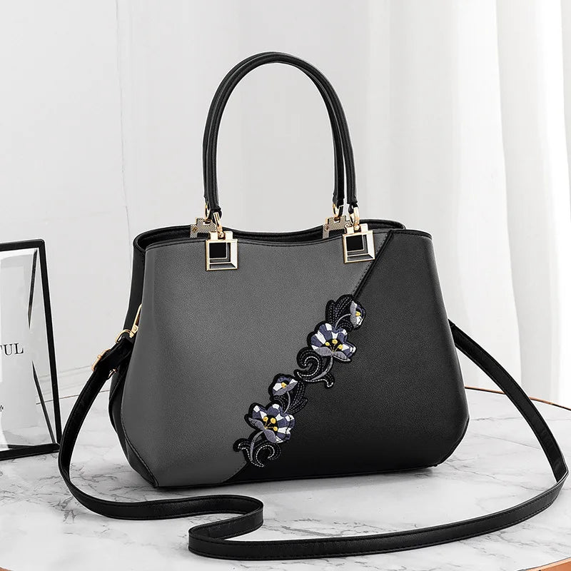 Designer Shell Handbag | Vintage Leather Shoulder & Top-Handle Bag Luxegan